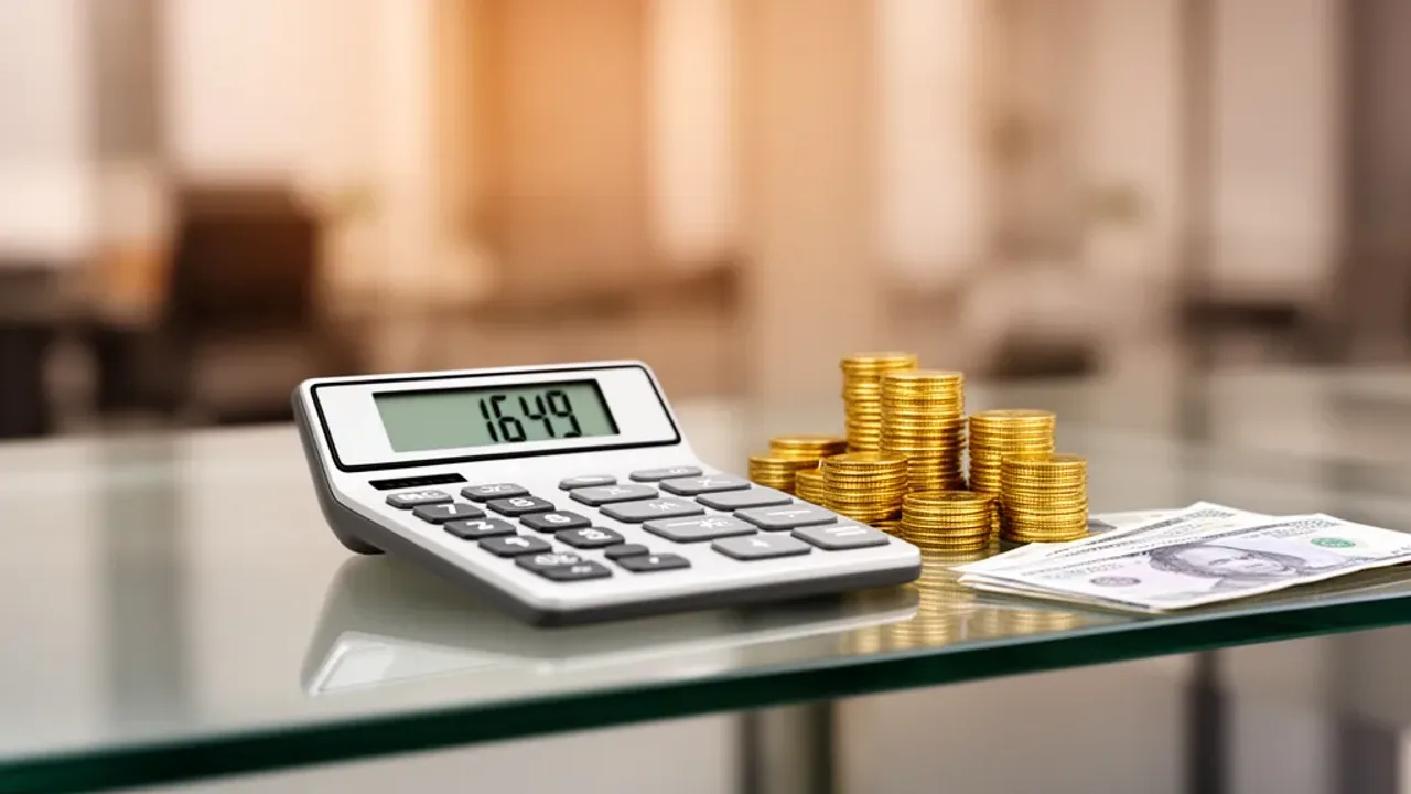 2100 brutto ile to netto? Sprawdź kalkulator wynagrodzeń 2026 Kalkulator wynagrodzeń i dokumenty finansowe obrazujące 2100 brutto ile to netto na biurku.