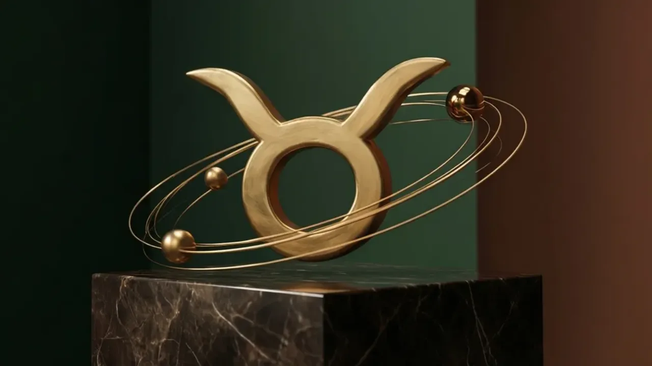 23 kwietnia znak zodiaku: stabilny horoskop urodzeniowy i charakterystyka Złoty symbol Byka na marmurowym tle symbolizujący 23 kwietnia znak zodiaku.