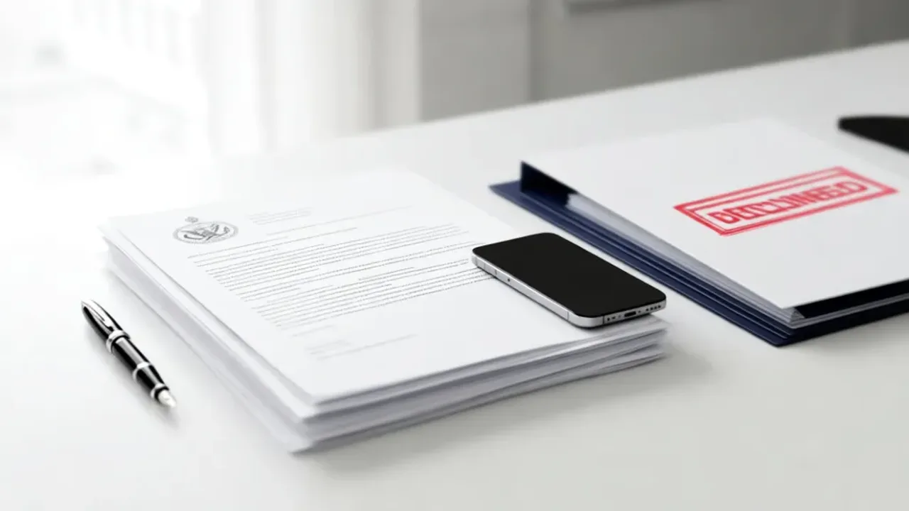 Jak napisać odmowę przyjęcia mieszkania komunalnego bez skreślenia z listy Formalny dokument na biurku wyjaśniający, jak napisać odmowę przyjęcia mieszkania komunalnego zgodnie z przepisami.