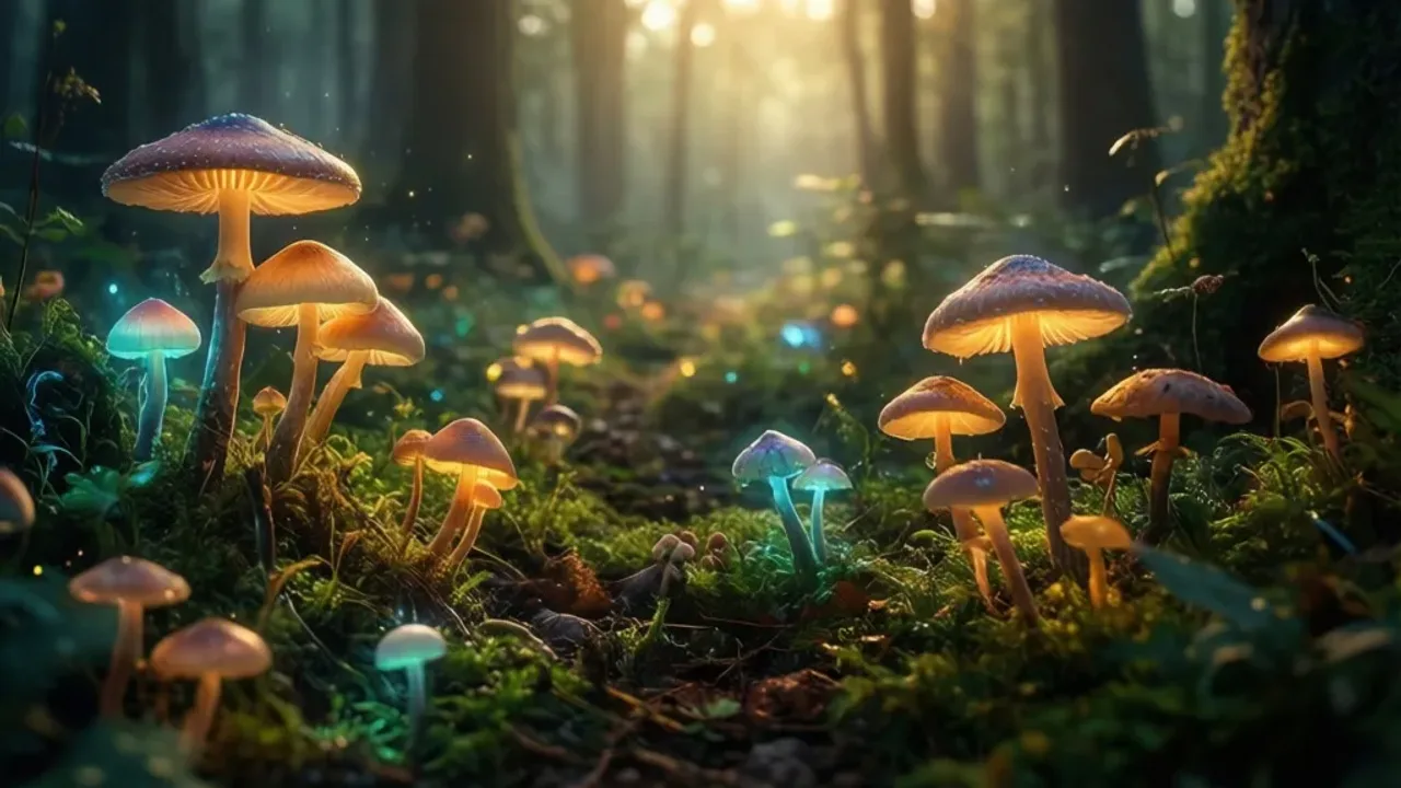 Sennik grzyby: co oznacza sen o zbieraniu grzybów? Praktyczny poradnik Magiczny las z jadalnymi grzybami w porannej mgle – ilustracja do artykułu sennik grzyby.