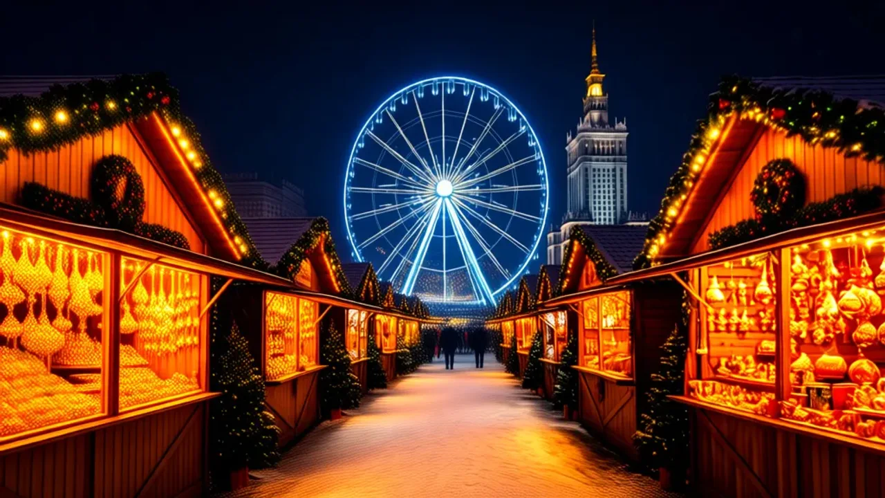Targi świąteczne Warszawa 2025: Jarmark pod PKiN i najlepsze targi boże
