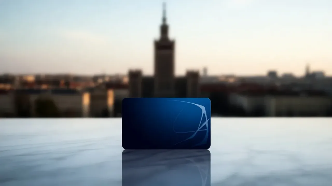 Warsaw City Card: Praktyczny przewodnik po kartach miejskie w Warszawie Warsaw City Card leżąca na mapie Warszawy obok Pałacu Kultury i Nauki.