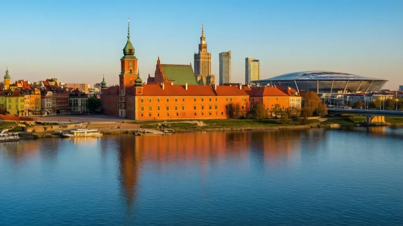 Warszawa w 3 dni: jak zwiedzać stolicę i Wilanów w 3 dni w Warszawie Widok na panoramę Warszawy z Pałacem Kultury i Nauki, idealny punkt wyjścia na zwiedzanie miasta podczas wycieczki warszawa w 3 dni.