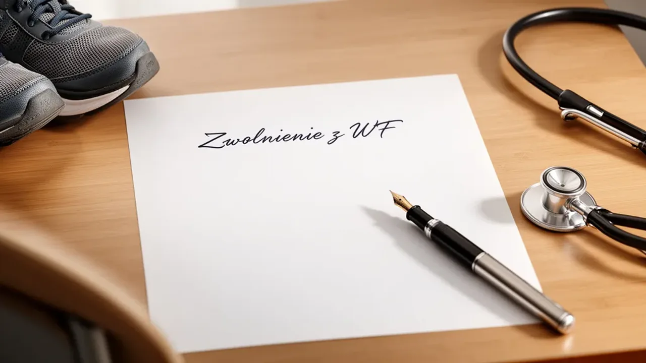 Zwolnienie z wf jak napisać: praktyczny poradnik wystawienia zwolnienia z lekcji Wzór dokumentu oraz tablet z e-dziennikiem ilustrujące temat zwolnienie z wf jak napisać zgodnie z procedurami szkolnymi.